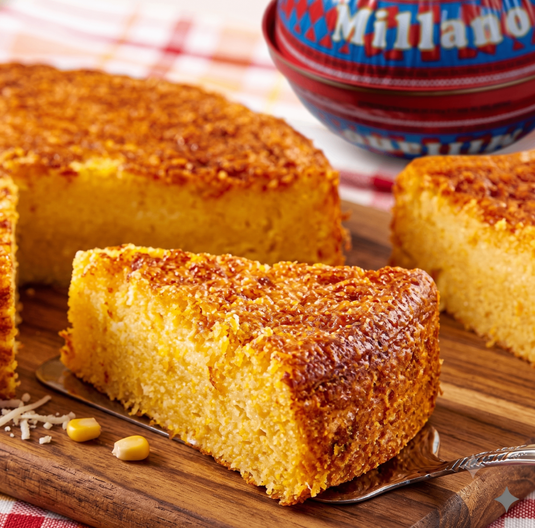 Bolo de Milho com Queijo Reino Millano